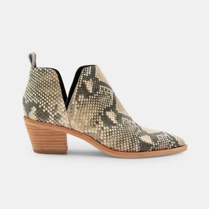 Dolce Vita Snakeskin Karsen Booties
